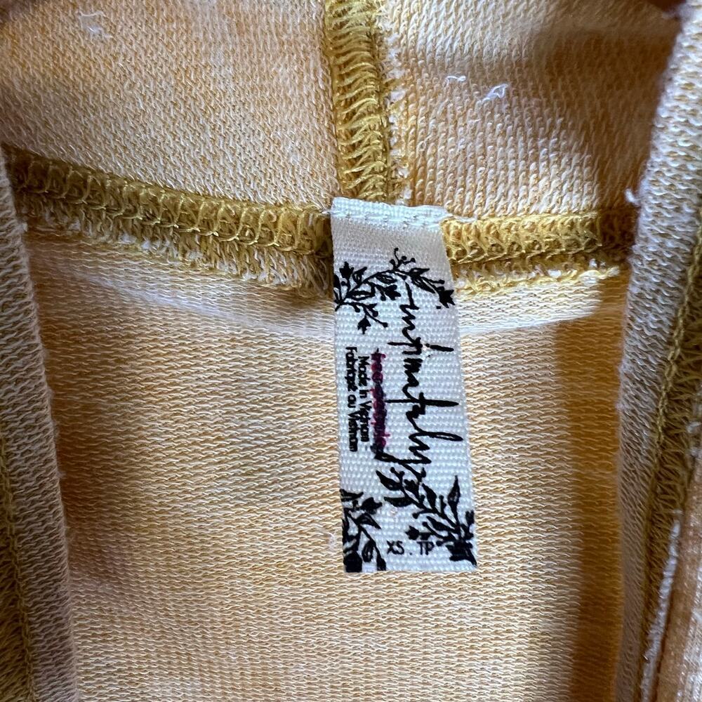 Free People Intimately Longline Duster Cardigan in Mustard Yellow Women's XS - Picture 4 of 7
